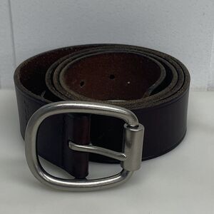 Fossil Men Size M Brown Leather Belt BT3731200 Accessories